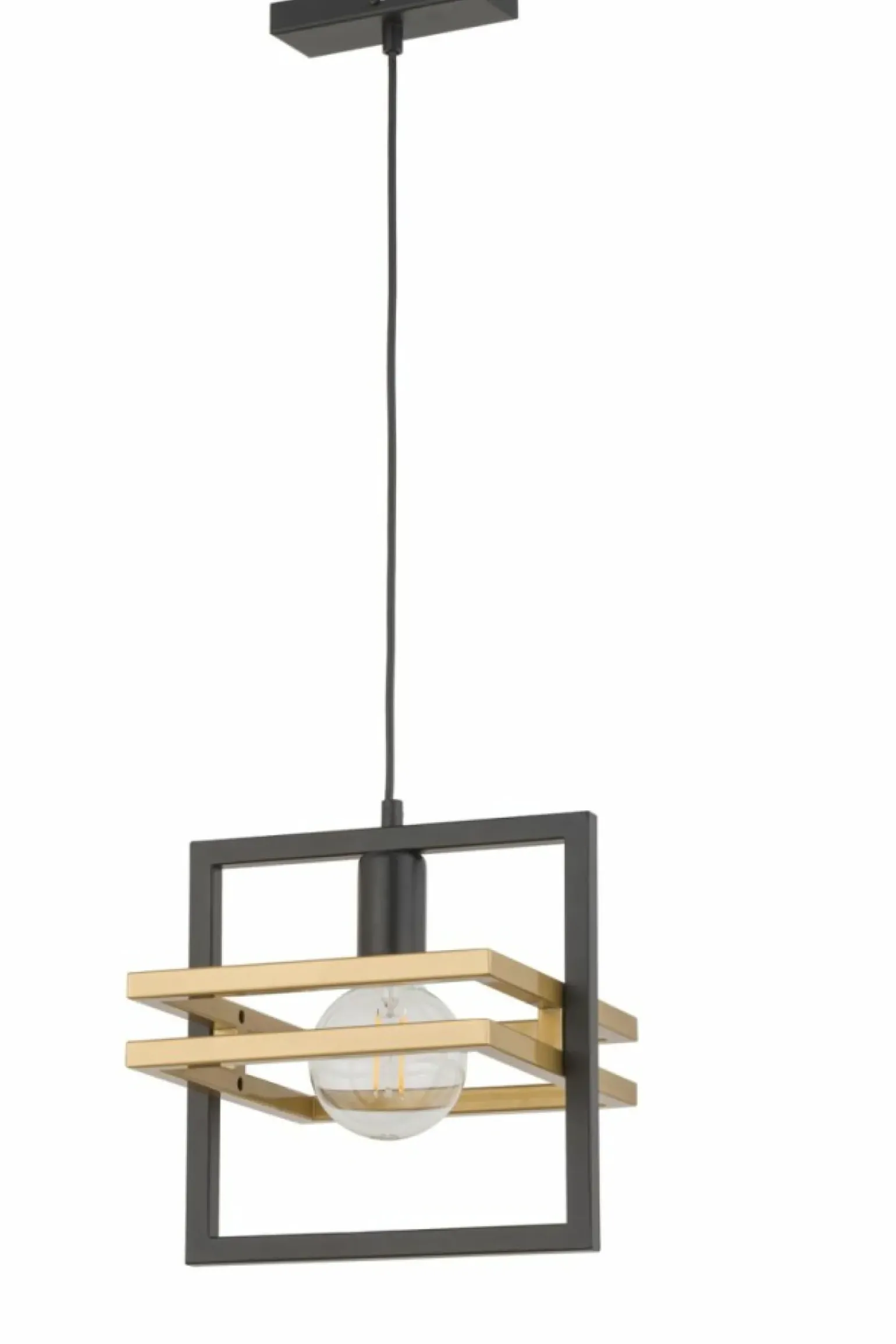 Best Geometryczna lampa wisząca do jadalni SIG 32386 z serii MERCI CZ/ZŁ Żyrandole Nowoczesne