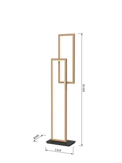 Sklep Kaja Geometryczna, ledowa lampa stojąca WF 3023-206 PESCARA | Kaja