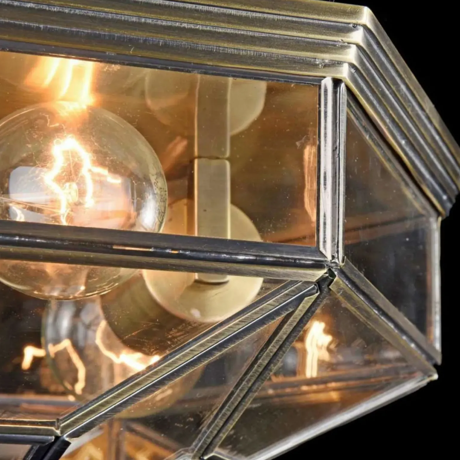 Sklep Kaja Geometryczna plafoniera 3xE27 H356-CL-03-BZ ZEIL | Kaja Oświetlenie