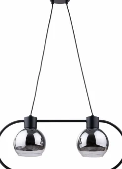 Shop Geometryczna, podwójna lampa wisząca do kuchni SIG 31892 z serii LINDA Żyrandole Nowoczesne