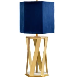 Sklep Kaja Geometryczna, złota lampa stołowa APOLLO-TL z serii APOLLO