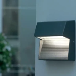 Sklep Kaja Geometryczny, grafitowy kinkiet FREYR-SQ z serii FREYR