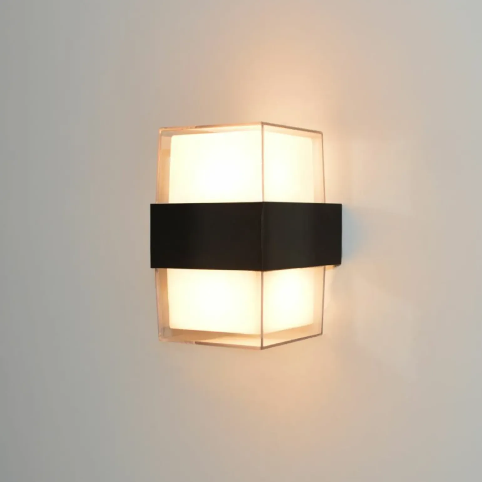 Sklep Kaja Geometryczny kinkiet na elewację LED 3000K OWL-4682-3K z serii MARTI