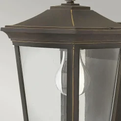 Sklep Kaja Geometryczny kinkiet zewnętrzny, brąz HK-BROMLEY2-S z serii BROMLEY