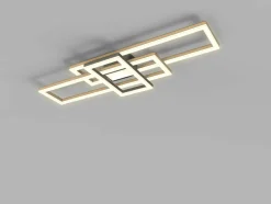 Sklep Kaja Geometryczny plafon LED w stylu rustykalnym WF 9022-306 MATERA | Kaja