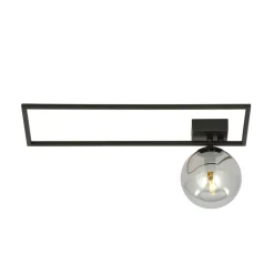 New Geometryczny plafon z okrągłym kloszem 1131/1A IMAGO | Kaja Żyrandole Nowoczesne