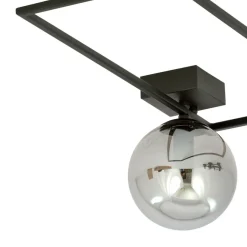 New Geometryczny plafon z okrągłym kloszem 1131/1A IMAGO | Kaja Żyrandole Nowoczesne