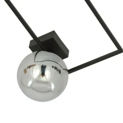 New Geometryczny plafon z okrągłym kloszem 1131/1A IMAGO | Kaja Żyrandole Nowoczesne