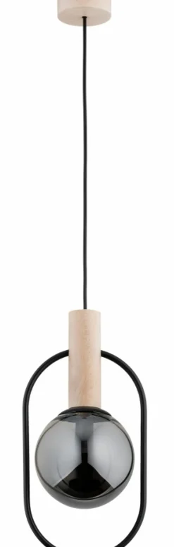 Cheap Geometryczny, prosty zwis z ciemnym kloszem AL 61154 NIKI | Kaja Żyrandole Nowoczesne