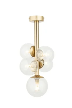 Flash Sale Glamour lampa sufitowa z pięcioma kloszami SIG 40854 z serii PERLA LUX Żyrandole Nowoczesne