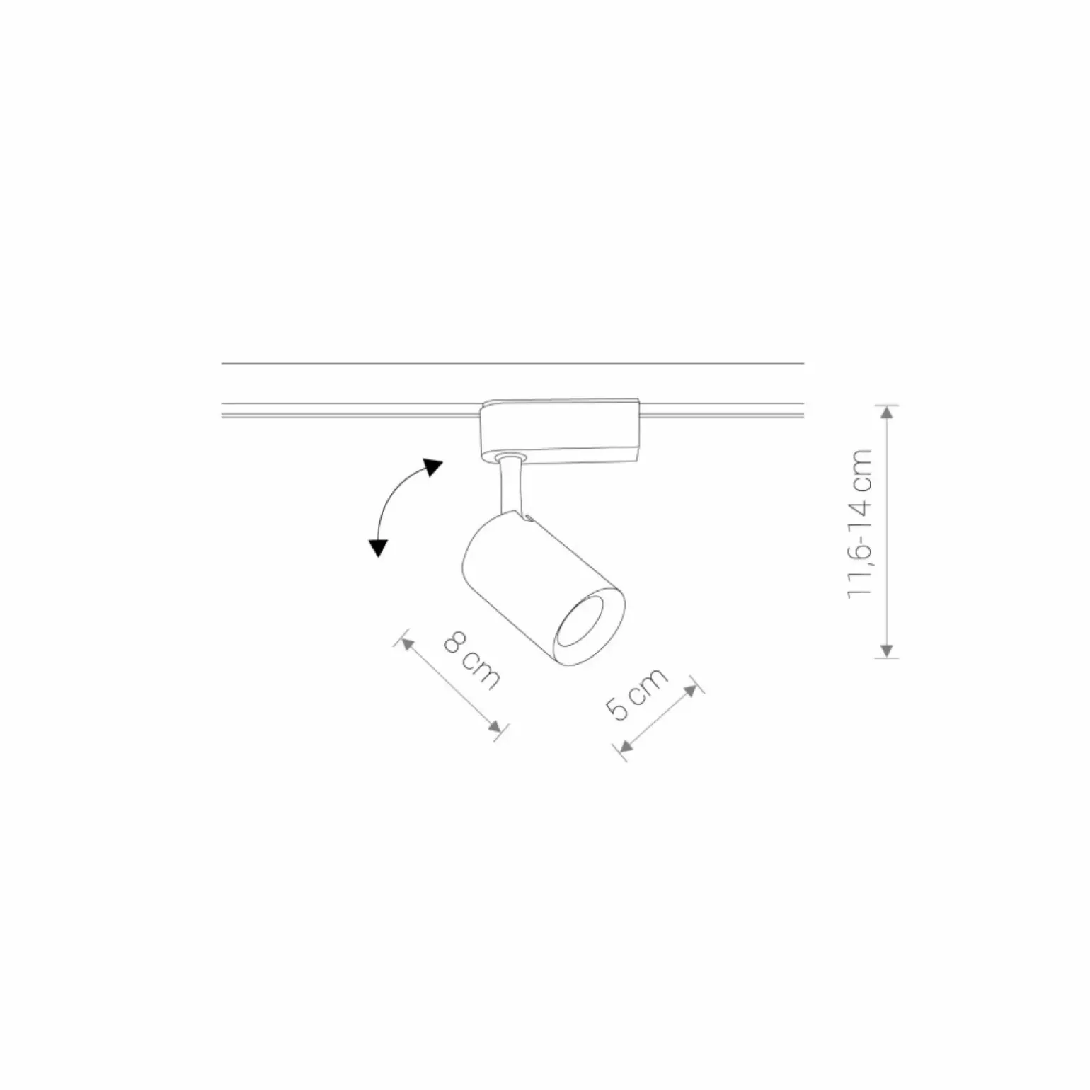 Sklep Kaja Głowica do szynoprzewodu, reflektor 7W 4000K 8998 | Kaja Oświetlenie