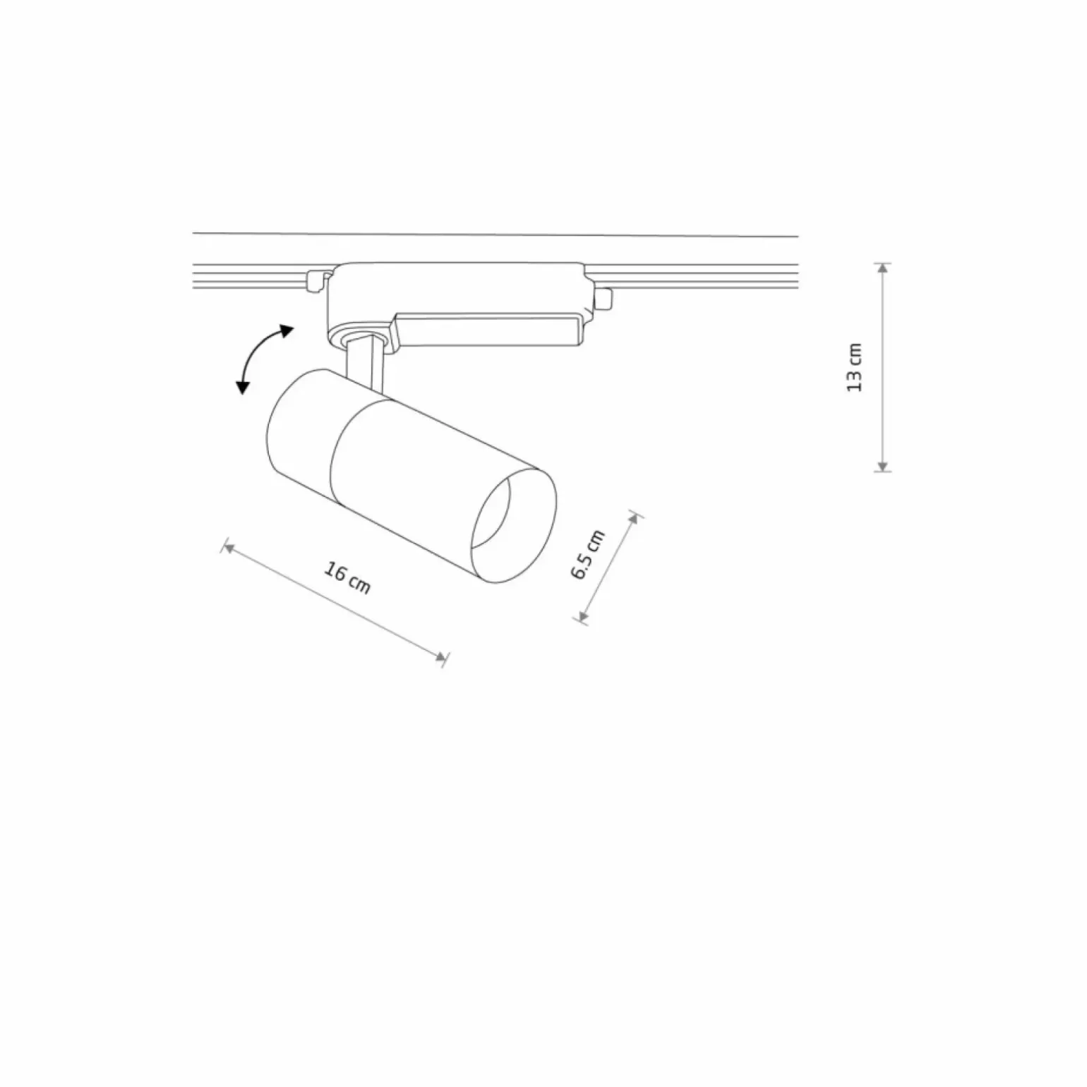 Sklep Kaja Głowica do szyny jednofazowej 10387 PROFILE TINOS LED | Kaja