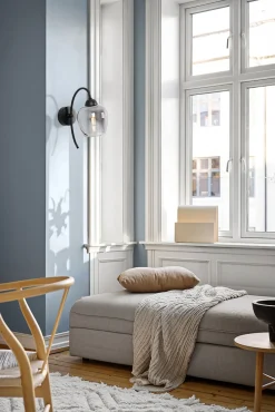 Sklep Kaja Grafitowa lampa ścienna do doświetlenia salonu K-5197 z serii SARA