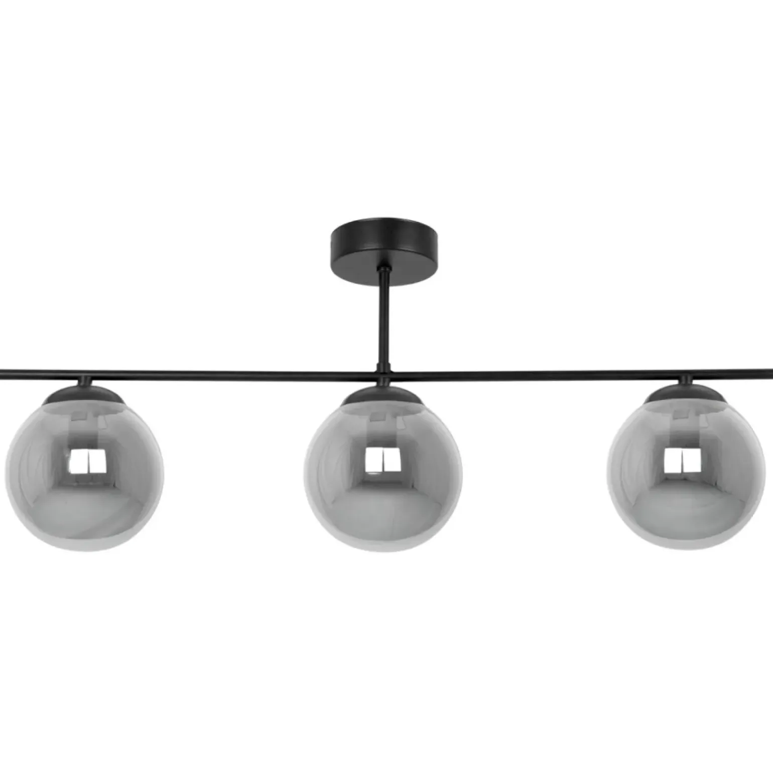 Online Grafitowa lampa sufitowa z kloszami, nad stół K-5169 z serii GAMMA Żyrandole Nowoczesne