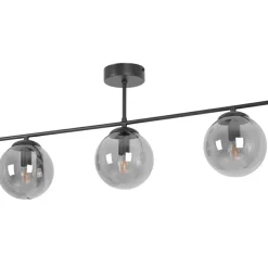Online Grafitowa lampa sufitowa z kloszami, nad stół K-5169 z serii GAMMA Żyrandole Nowoczesne