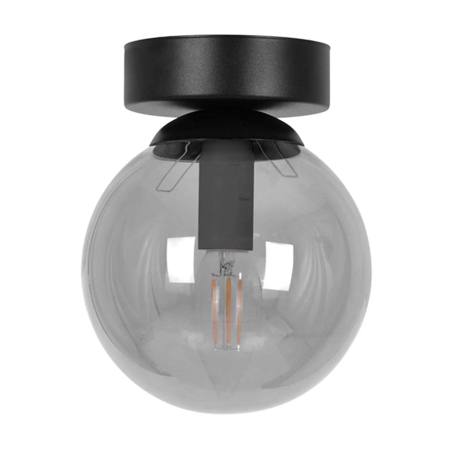 Sklep Kaja Grafitowa lampa sufitowa, klosz o średnicy 14cm K-5363 z serii MEGAN