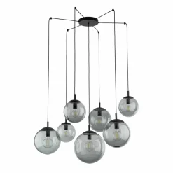 Best Grafitowe, szklane klosze na zwisach TK 5385 ESME GRAPHITE | Kaja Żyrandole Nowoczesne