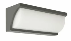 Sklep Kaja Grafitowy kinkiet elewacyjny ze światłem LED, 13W MN19301 z serii MONA | Kaja Oś