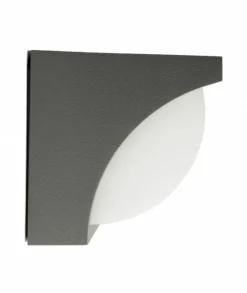 Sklep Kaja Grafitowy kinkiet elewacyjny ze światłem LED, 13W MN19301 z serii MONA | Kaja Oś