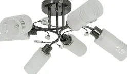 Sklep Kaja owy żyrandol z matowymi kloszami 8267/6 9BC | Kaja Oświetlenie