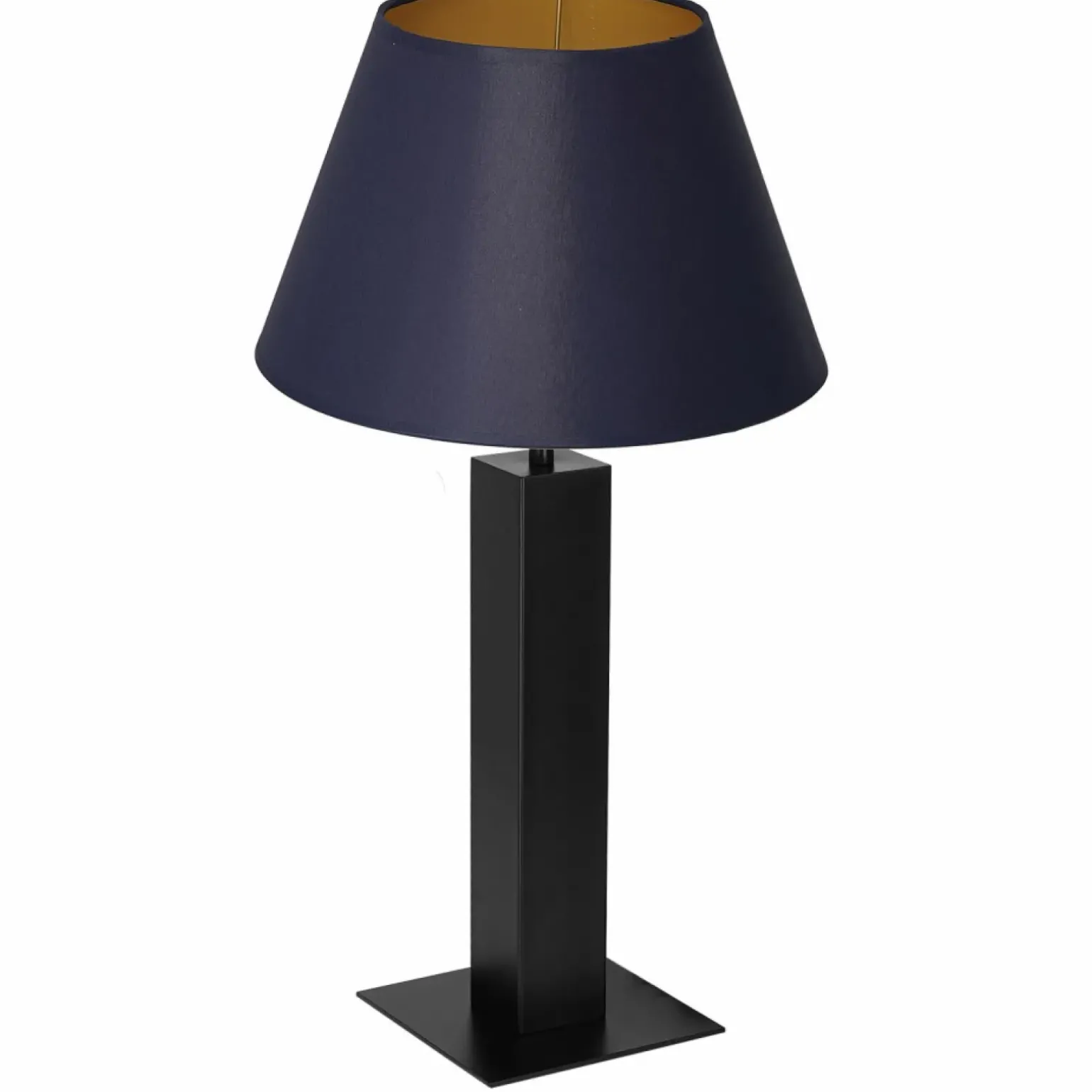 Sklep Kaja Granatowa lampa nocna, stylowy abażur LX 3615 z serii TABLE LAMPS