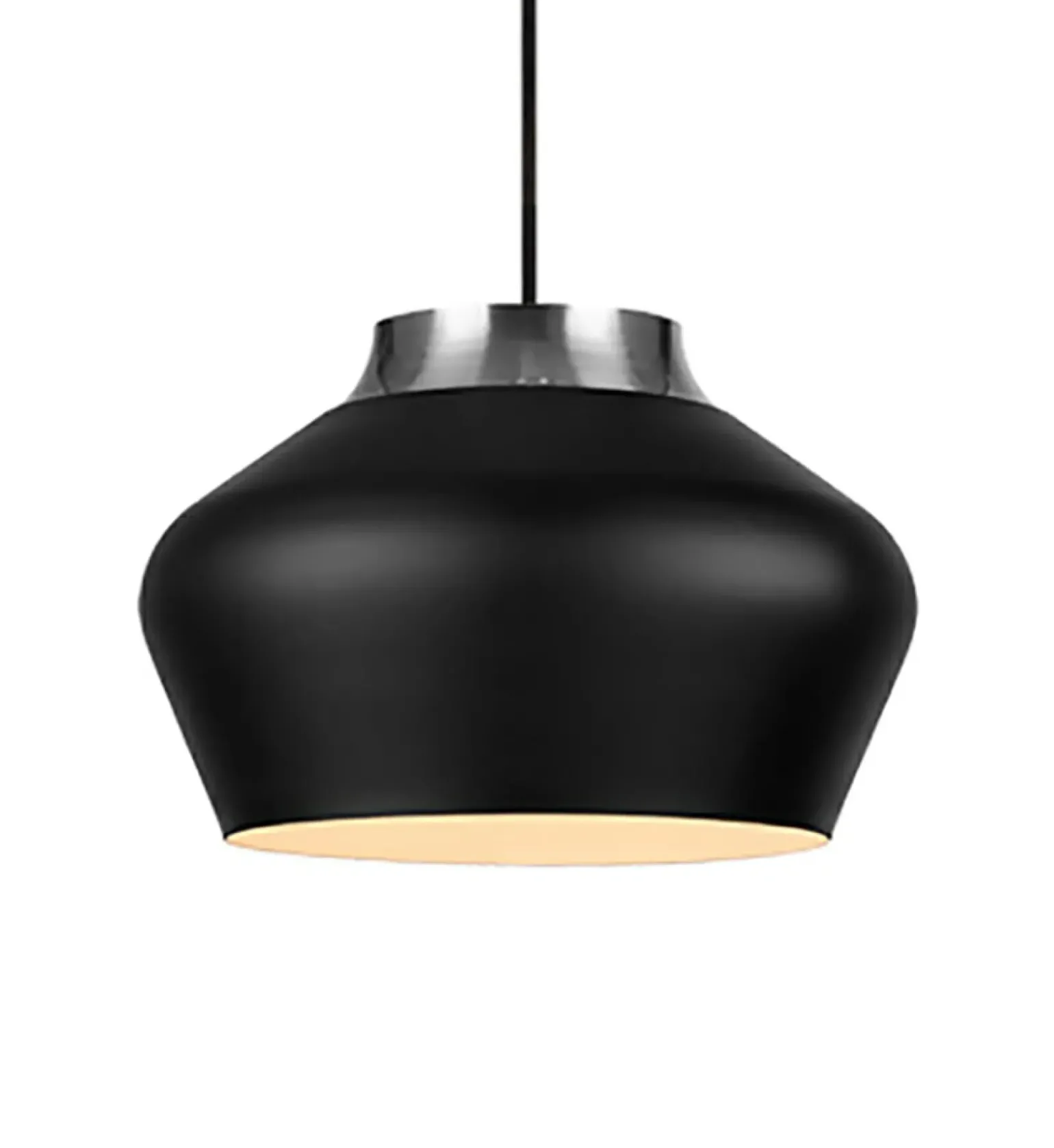 Cheap Gustowna czarna lampa wisząca z dużym gwintem 107378 | Kaja Żyrandole Nowoczesne