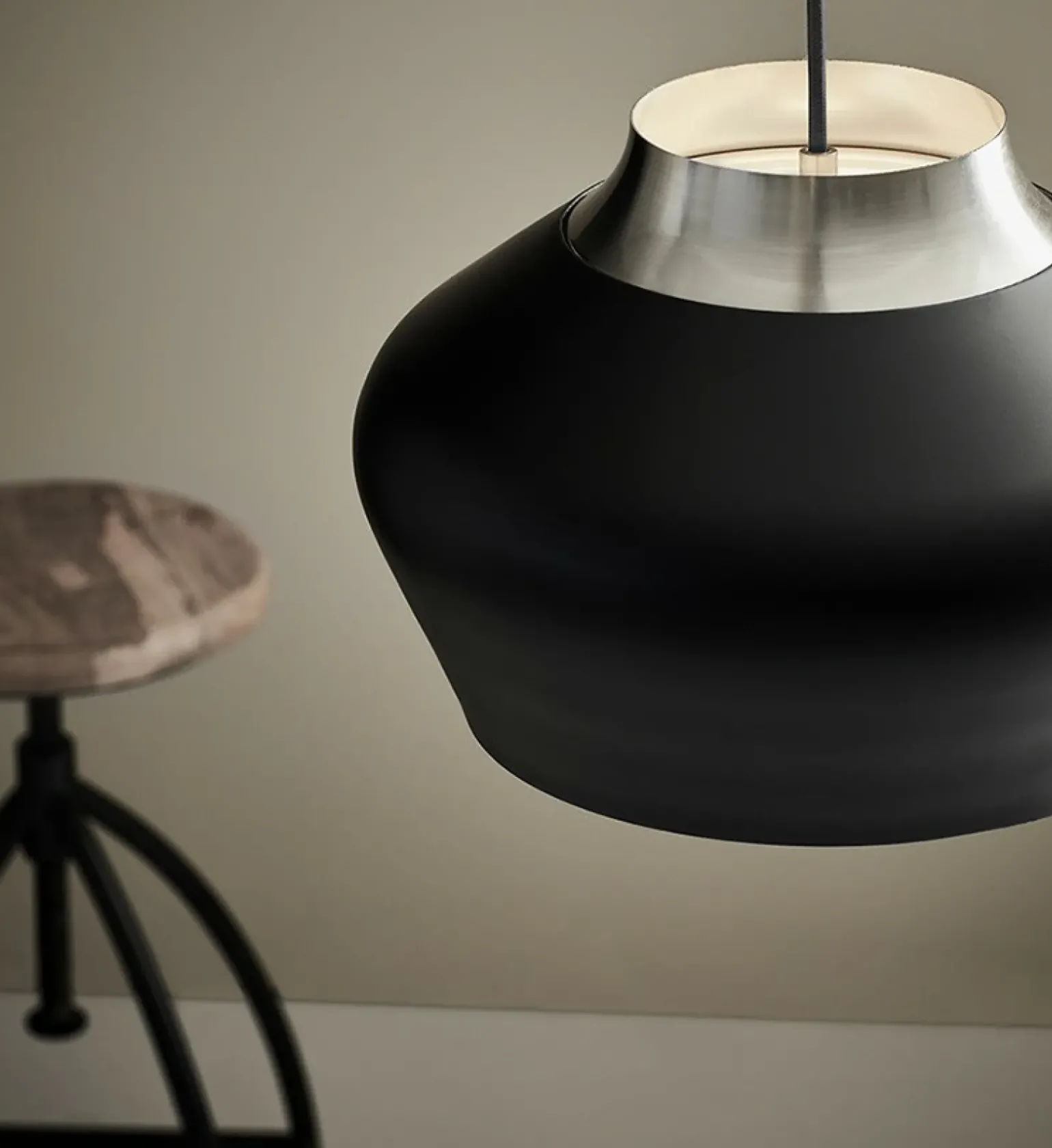 Cheap Gustowna czarna lampa wisząca z dużym gwintem 107378 | Kaja Żyrandole Nowoczesne