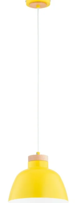 Cheap Gustowna lampa wisząca w żółtym kolorze AL 61359 z serii LORIEN | Kaja Oświetlen Żyrandole Nowoczesne