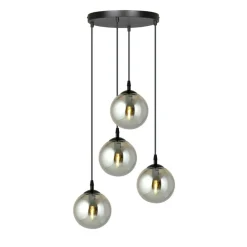 Outlet Gustowna lampa wisząca z regulacją wysokości 712/4PREM | Kaja Żyrandole Nowoczesne