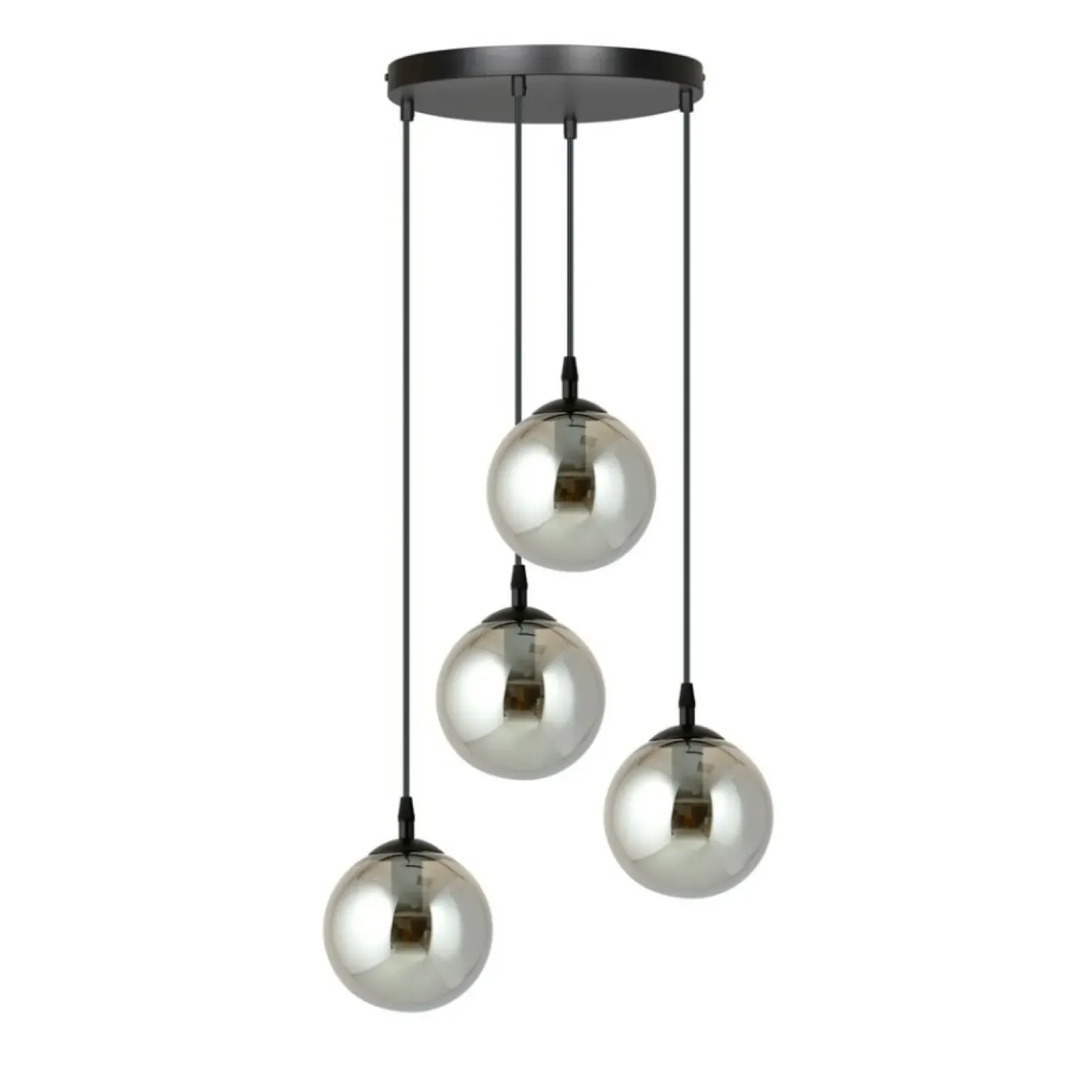 Outlet Gustowna lampa wisząca z regulacją wysokości 712/4PREM | Kaja Żyrandole Nowoczesne