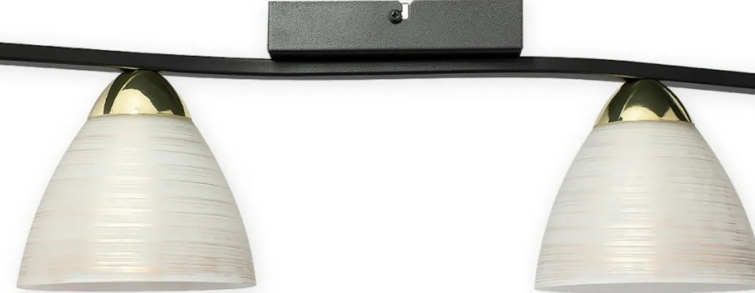 Sklep Kaja Gustowna, podwójna lampa sufitowa O3272 P2 CZA + ZL z serii BAFER