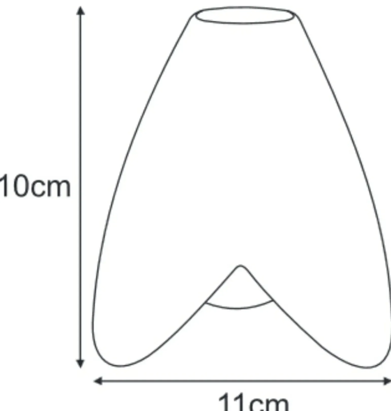 Sklep Kaja Gustowny klosz, dwukolorowy, na E14 K-HP-LX-084 BRĄZ MAZ KLOSZ