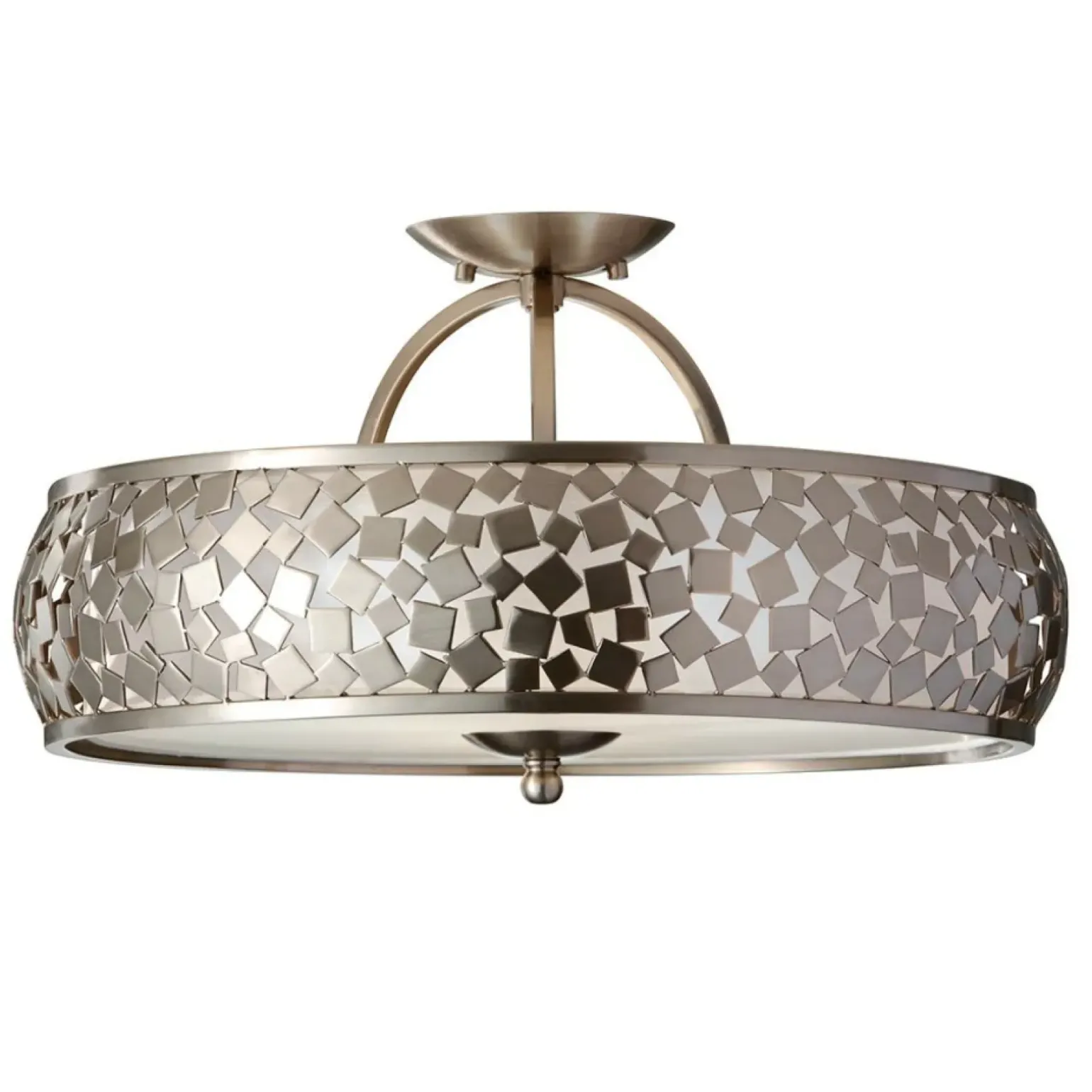 Sklep Kaja Gustowny plafon, szczotkowana stal FE-ZARA-SF z serii ZARA