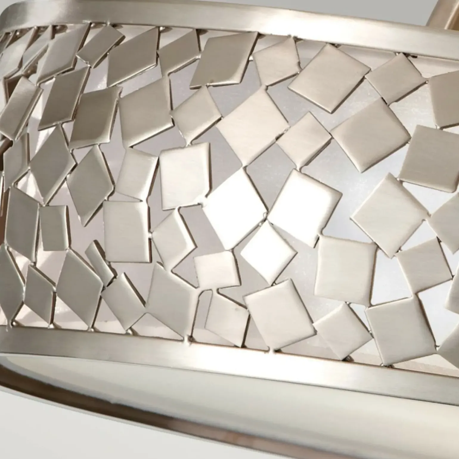 Sklep Kaja Gustowny plafon, szczotkowana stal FE-ZARA-SF z serii ZARA