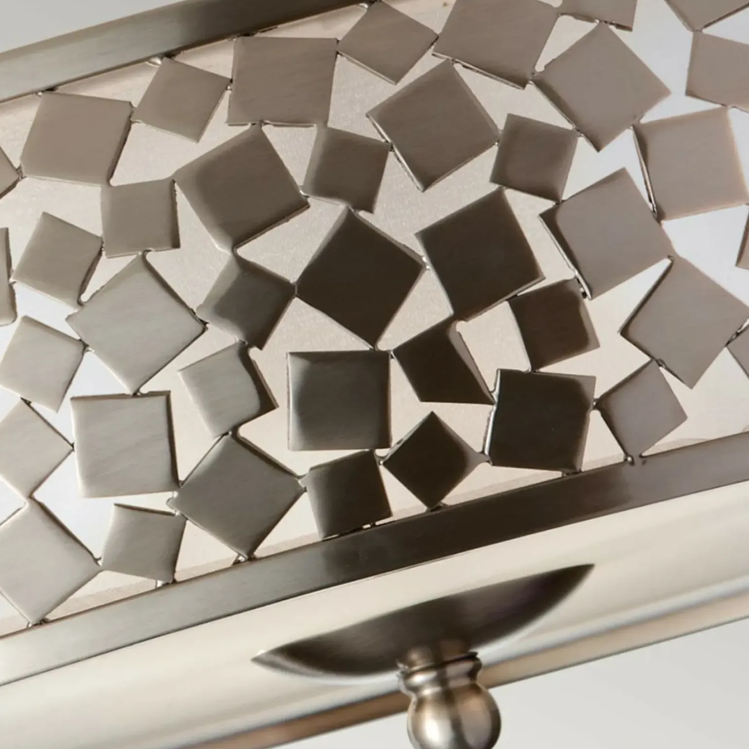 Sklep Kaja Gustowny plafon, szczotkowana stal FE-ZARA-SF z serii ZARA