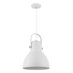 Store Industrialna, biała lampa wisząca do kuchni A8015-SWH KAIROS | Kaja Żyrandole Nowoczesne