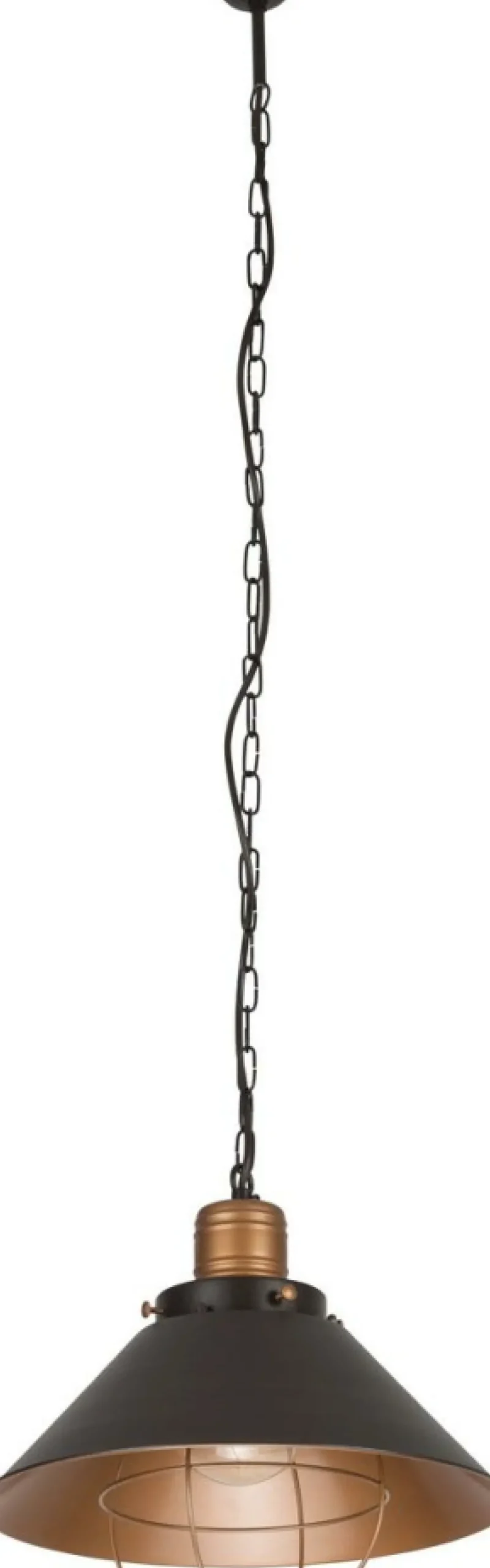 Cheap Industrialna, czarno-złota lampa wisząca 6443 GARRET Nowodvorski Żyrandole Nowoczesne