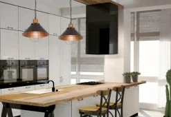 Cheap Industrialna, czarno-złota lampa wisząca 6443 GARRET Nowodvorski Żyrandole Nowoczesne