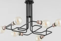 Store Industrialna lampa wisząca ze zdobionymi oprawkami AL 25156 | Kaja Żyrandole Nowoczesne