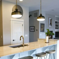 Hot Industrialna lampa wisząca FE-CADENCE-2P-MB z serii CADENCE Żyrandole Nowoczesne