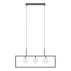 Outlet Industrialna lampa wisząca nad wyspę MD3115-3-3BT PIRO | Kaja Żyrandole Nowoczesne