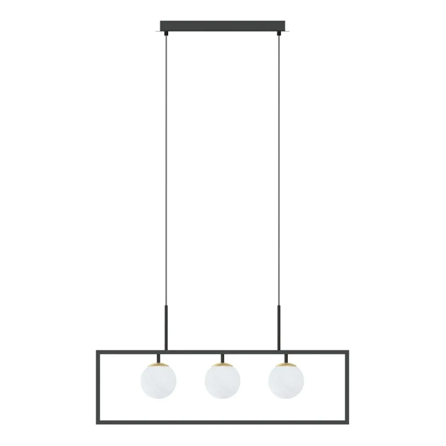 Outlet Industrialna lampa wisząca nad wyspę MD3115-3-3BT PIRO | Kaja Żyrandole Nowoczesne