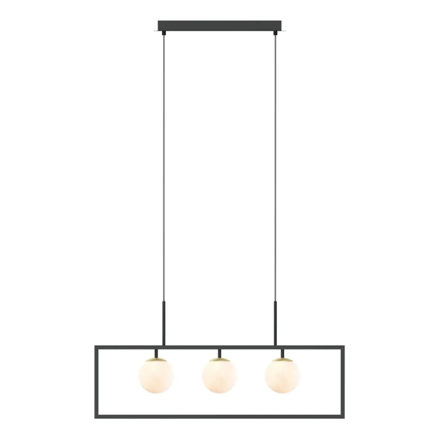Outlet Industrialna lampa wisząca nad wyspę MD3115-3-3BT PIRO | Kaja Żyrandole Nowoczesne