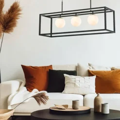 Outlet Industrialna lampa wisząca nad wyspę MD3115-3-3BT PIRO | Kaja Żyrandole Nowoczesne