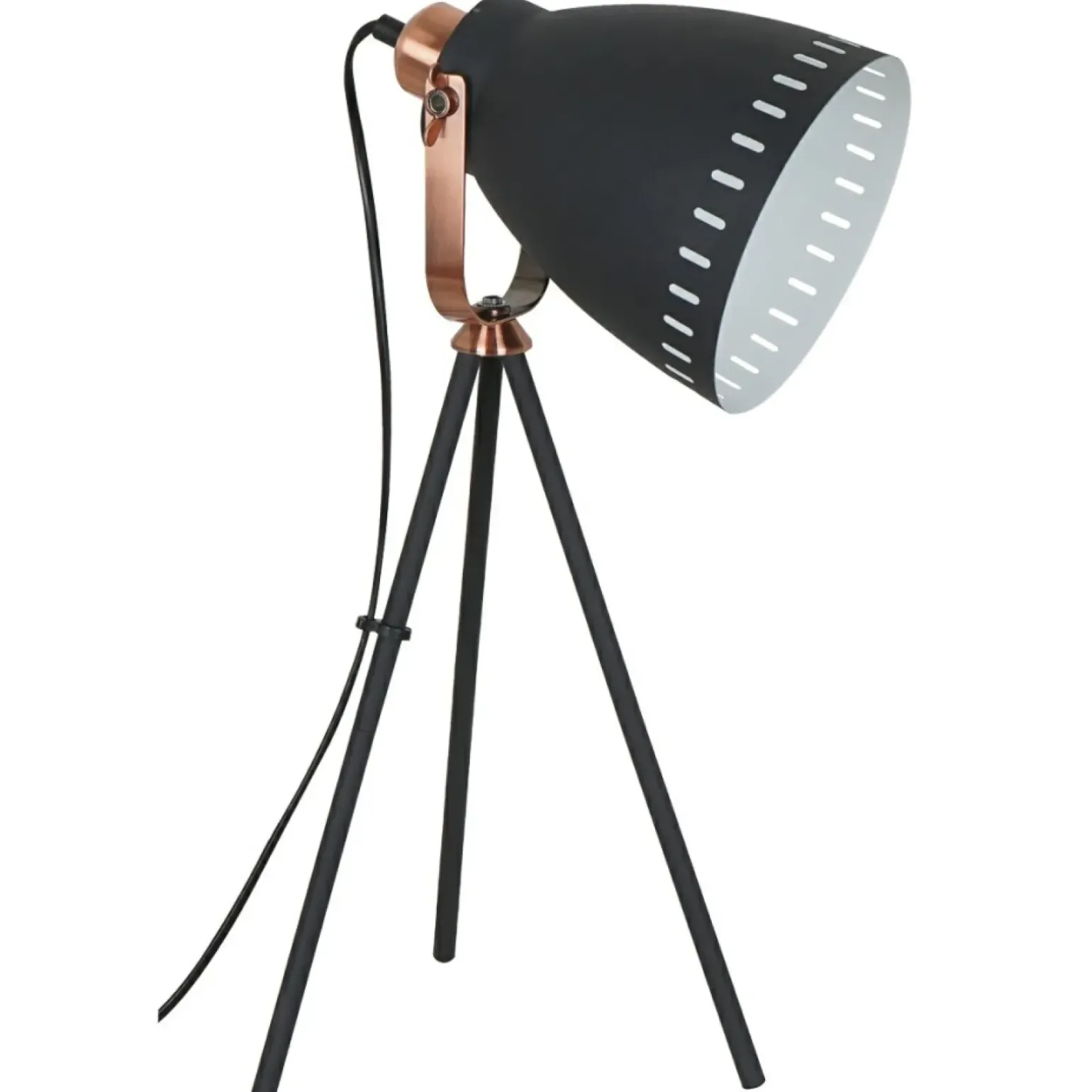 Sklep Kaja Industrialna lampka trójnóg ML-HN2278-B+RC FRANKLIN | Kaja Oświetlenie