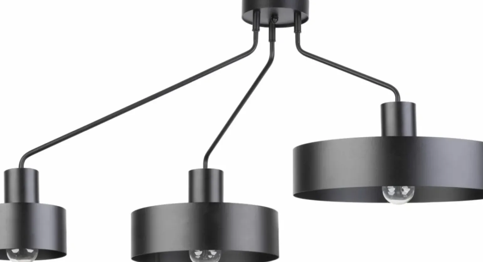 Cheap Industrialna, metalowa lampa sufitowa do salonu SIG 31533 JUMBO Żyrandole Nowoczesne