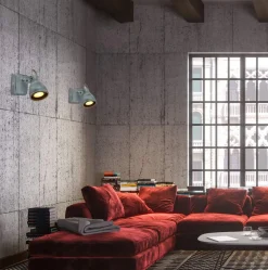 Sklep Kaja Industrialny kinkiet, reflektor ścienny 91-64394 ASH | Kaja