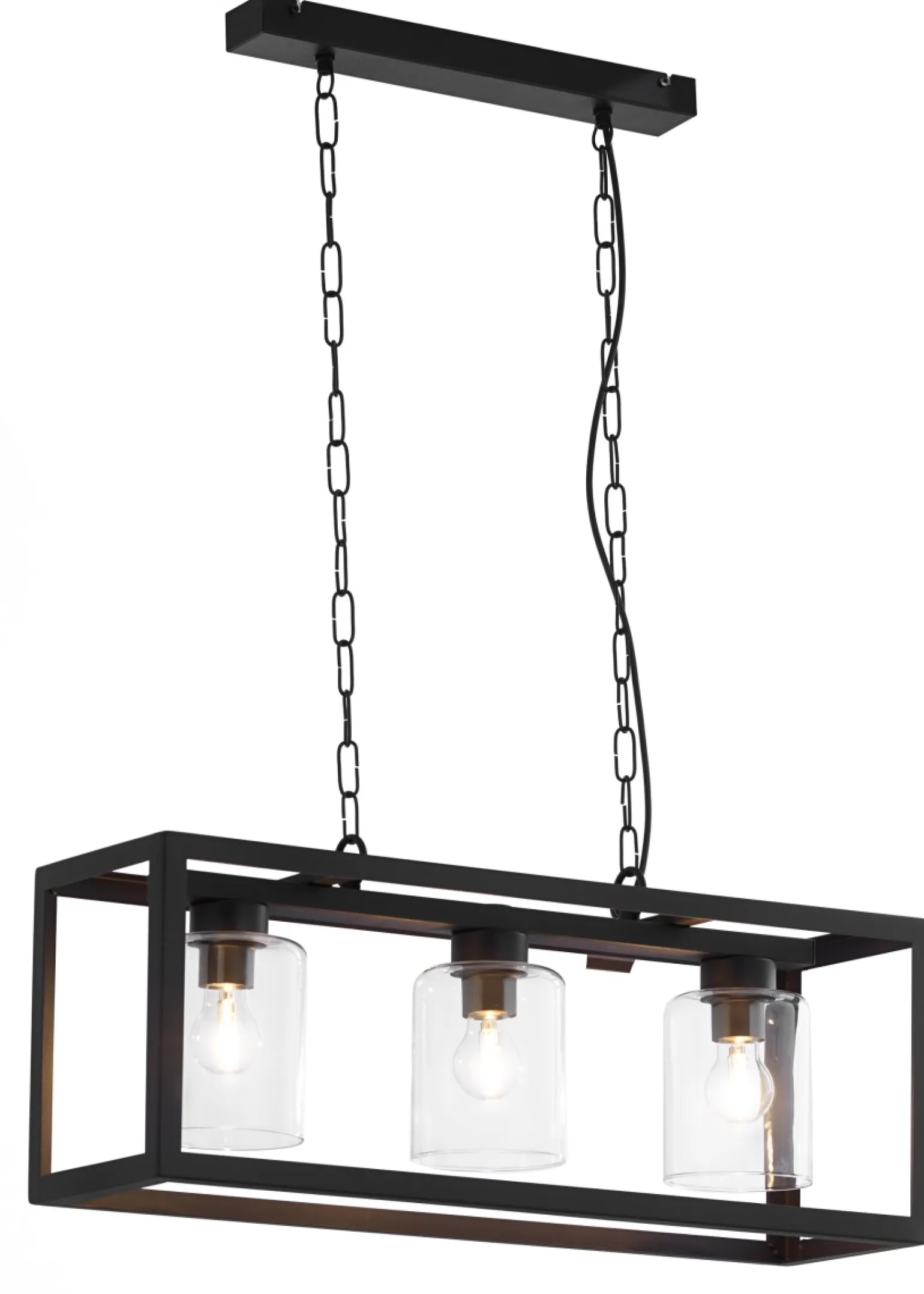 Sklep Kaja Industrialny żyrandol nad stół w salonie, klatka JUP 1805 z serii MACA