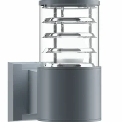 Sklep Kaja Jednokierunkowa, szara lampa ścienna na taras O576WL-01GR serii BRONX