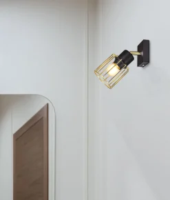 Sklep Kaja Jednoramienny reflektorek ścienny K-4780 TROY GOLD | Kaja Oświetlenie